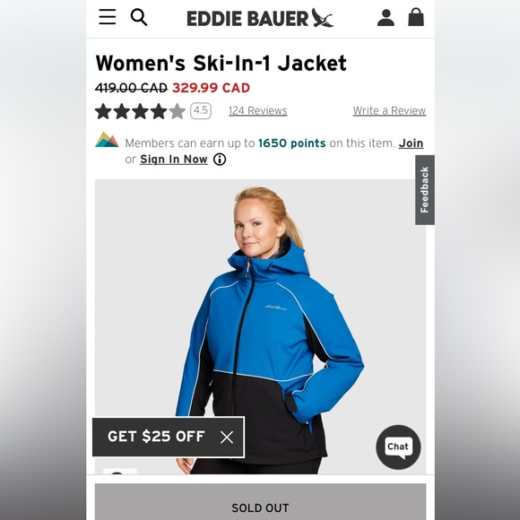 Eddie Bauer ski-in-1 jacket - Picture 16 of 16